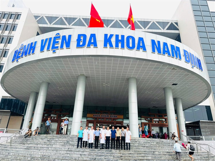 BỆNH VIỆN ĐA KHOA NAM ĐỊNH ĐÓN ĐOÀN CHUYÊN GIA BỆNH VIỆN HỮU NGHỊ VIỆT ĐỨC KHẢO SÁT, HỖ TRỢ PHÁT TRIỂN CHUYÊN NGÀNH CHẨN ĐOÁN HÌNH ẢNH