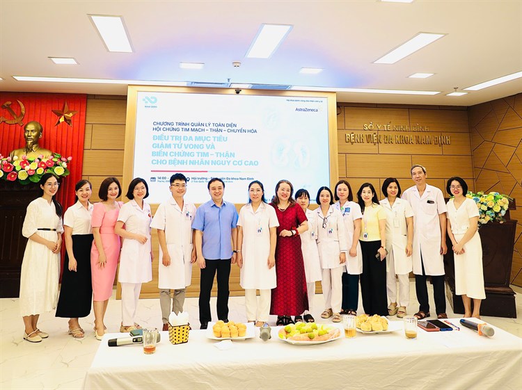 Hội thảo khoa học chủ đề: “Quản lý toàn diện bệnh Tim mạch - Thận - Chuyển hóa: Điều trị đa mục tiêu giảm tử vong và biến chứng tim - thận cho người bệnh nguy cơ cao”