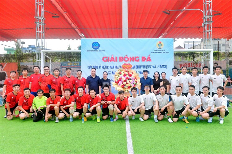 GIẢI BÓNG ĐÁ GIAO LƯU – KẾT NỐI TINH THẦN ĐOÀN KẾT GIỮA CÁC ĐƠN VỊ Y TẾ