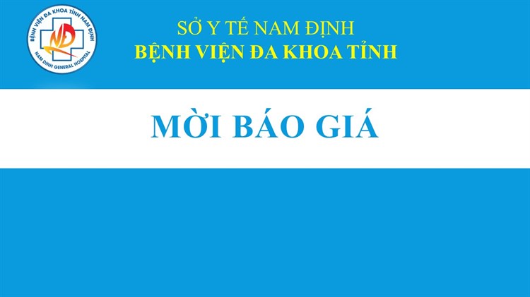 Công văn mời chào giá thiết bị y tế tại Việt Nam